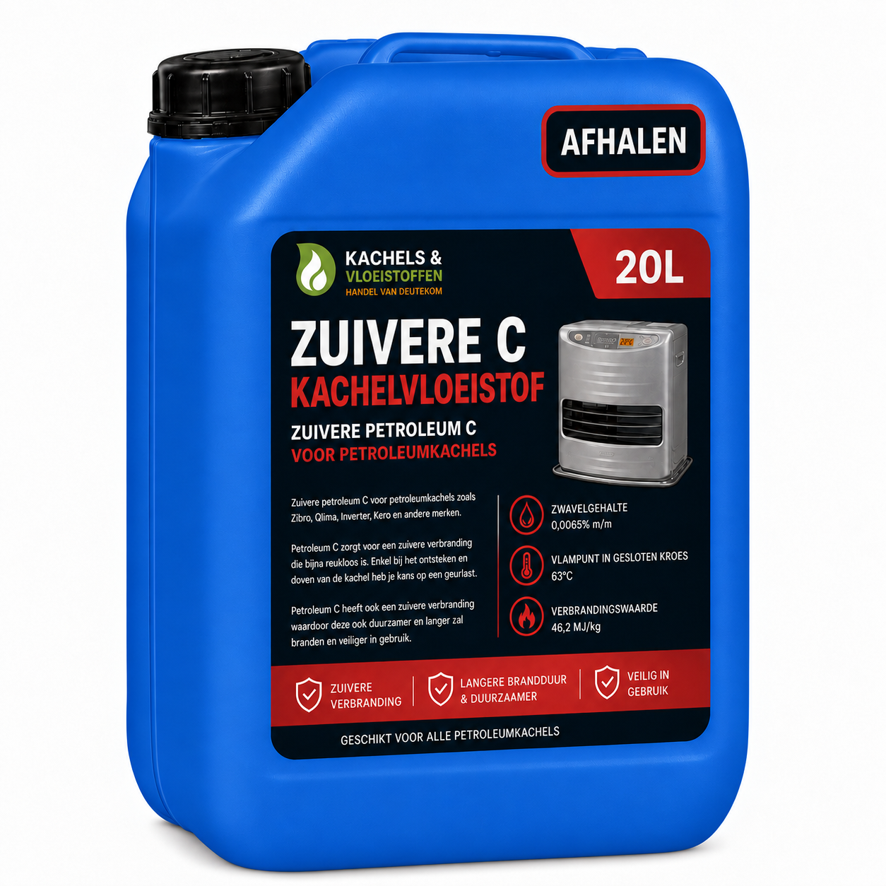 Zuivere C Kachelvloeistof 20L – Alleen afhalen