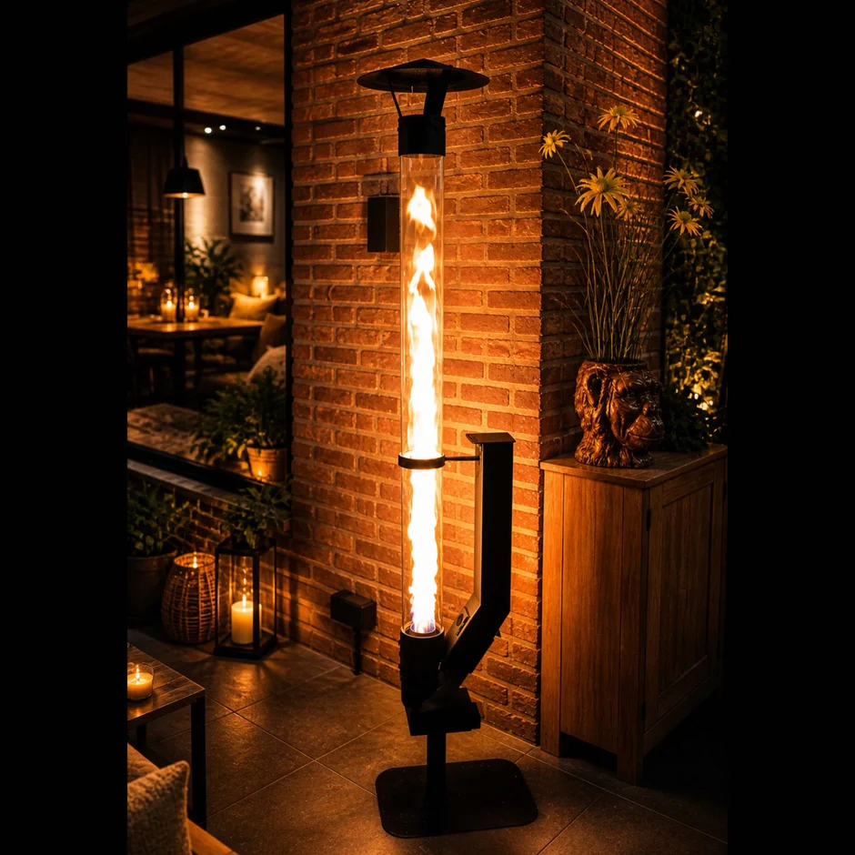 Fyra Pellet Buitenhaard - 5 kW - voor de serre / mancave / overkapping